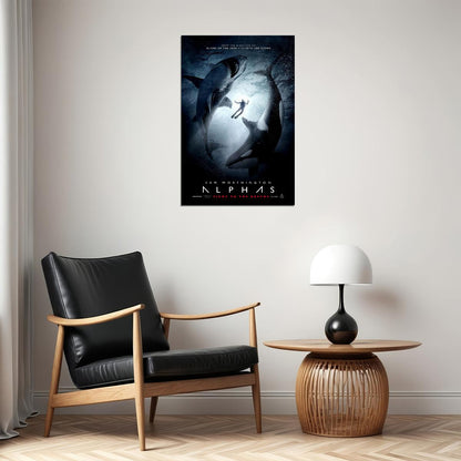 Alphas Movie 2020 Shark Sam Worthington Poster Wall Art Print Home Wall Decor - xonomax