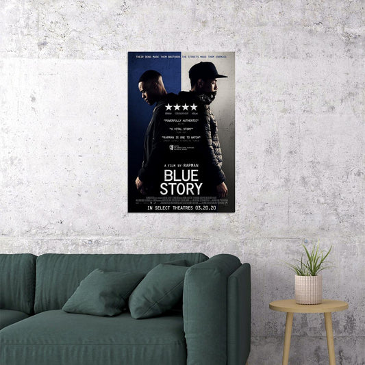 Blue Story Movie 2020 Crime Drama Poster Wall Art Print Home Wall Decor