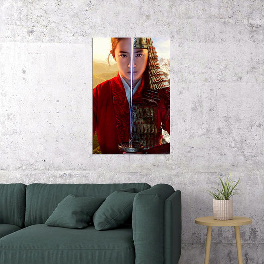 Mulan Movie 2020 Yifei Liu Action Adventure Poster Wall Art Print Home Wall Decor