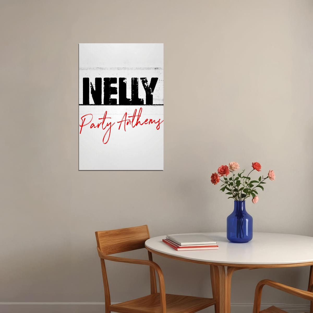 Nelly Nelly Party Anthems Playlist Cover Poster Wall Art Print Home Wall Decor - xonomax
