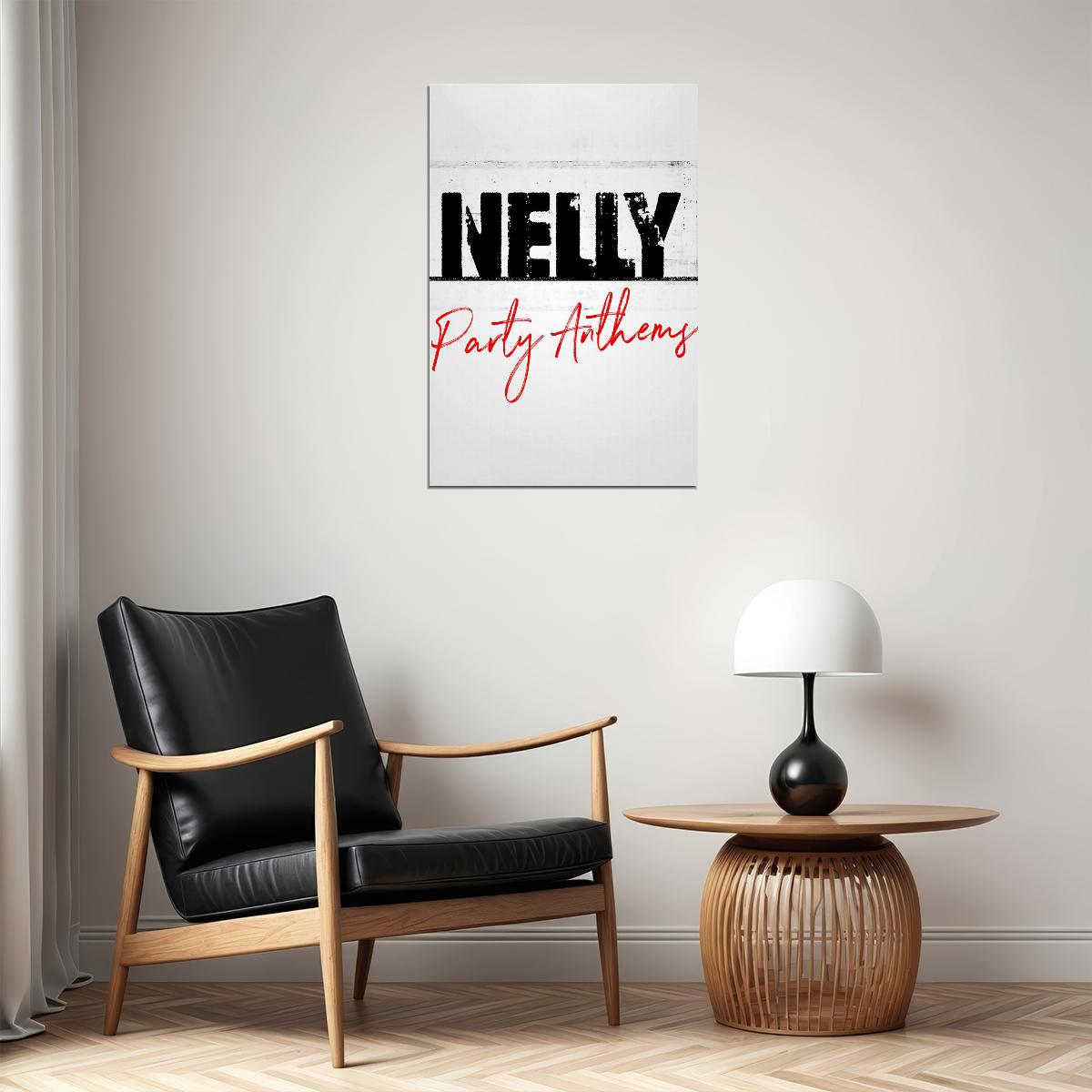 Nelly Nelly Party Anthems Playlist Cover Poster Wall Art Print Home Wall Decor - xonomax