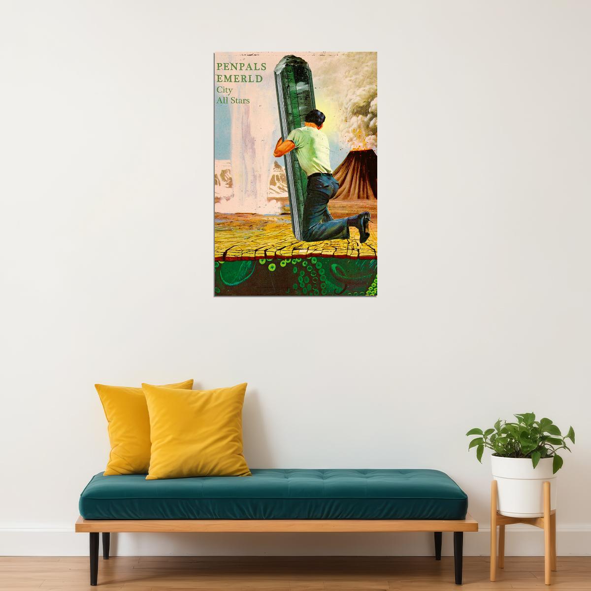 Penpals And Emerldcity Music Album Cover Poster Wall Art Print Home Wall Decor - xonomax