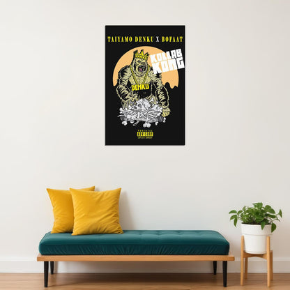 Taiyamo Denku Bo Faat Beatz Kollab Kong Musoc Album Poster Wall Art Print Home Wall Decor - xonomax