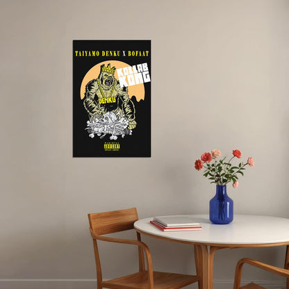 Taiyamo Denku Bo Faat Beatz Kollab Kong Musoc Album Poster Wall Art Print Home Wall Decor - xonomax