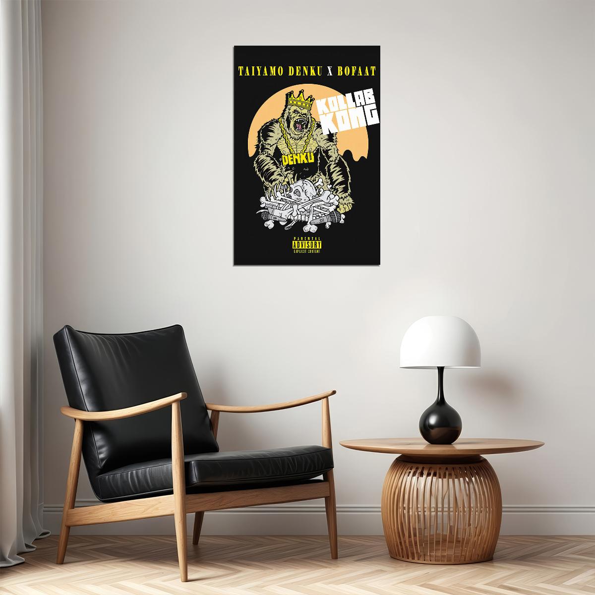 Taiyamo Denku Bo Faat Beatz Kollab Kong Musoc Album Poster Wall Art Print Home Wall Decor - xonomax