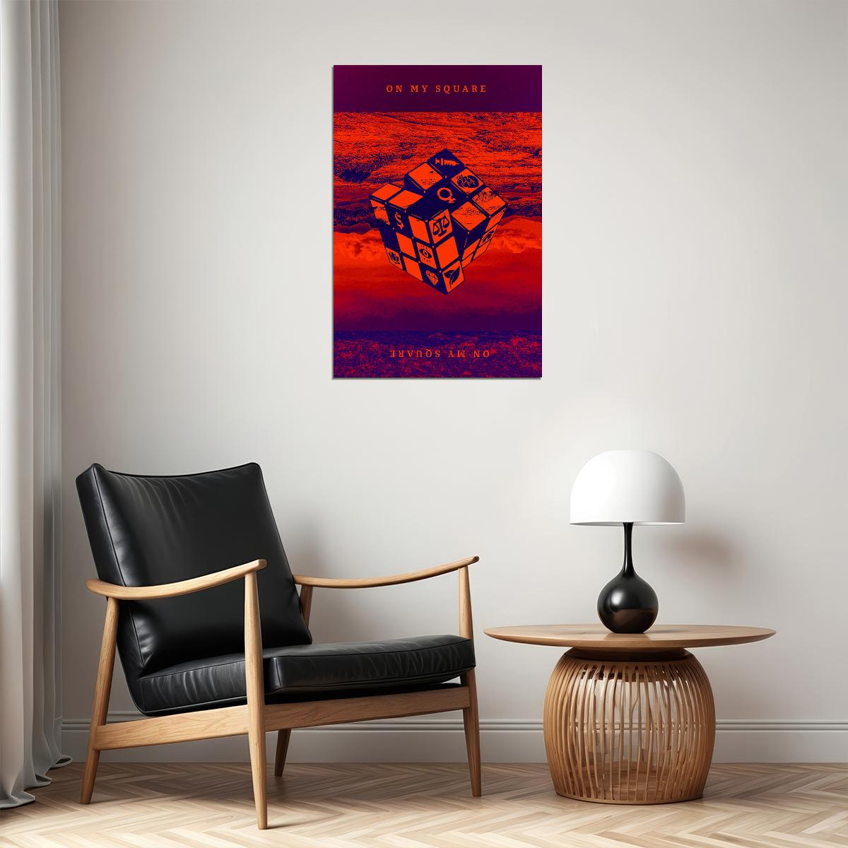 Waterr And K-sluggahon On My Square Music Album Poster Wall Art Print Home Wall Decor - xonomax