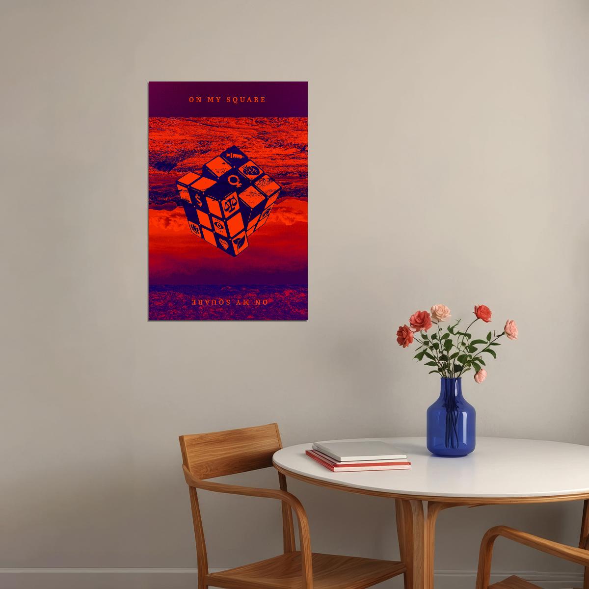 Waterr And K-sluggahon On My Square Music Album Poster Wall Art Print Home Wall Decor - xonomax