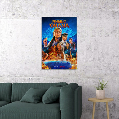 Finding Ohana Movie Action Adventure Comedy Poster Wall Art Print Home Wall Decor - xonomax