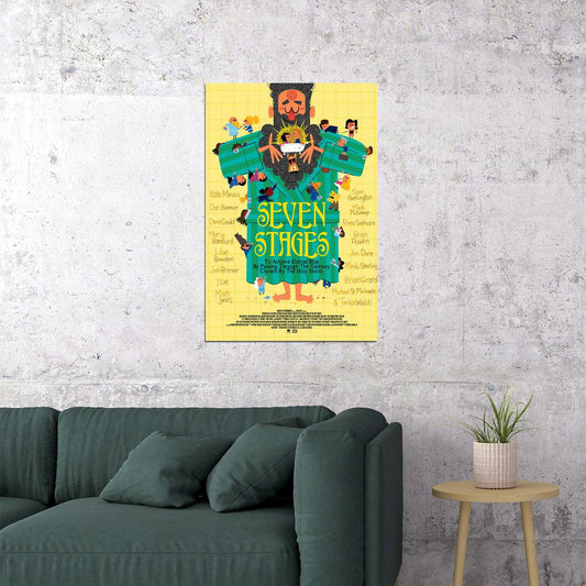 Seven Stages To Achieve Eternal Bliss Movie Poster Wall Art Print Home Wall Decor