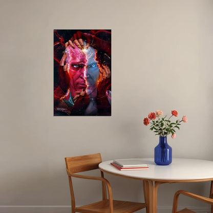 Wanda Vision Super Hero 2021 Movie Comdey Poster Wall Art Print Home Wall Decor - xonomax