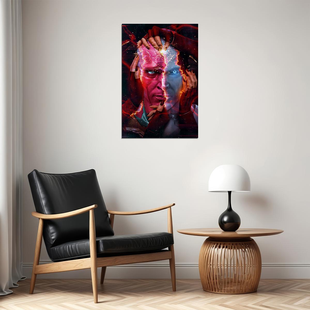 Wanda Vision Super Hero 2021 Movie Comdey Poster Wall Art Print Home Wall Decor - xonomax