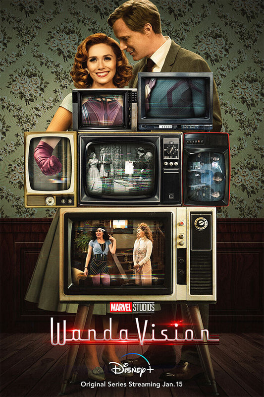 Wanda Vision Tv Series Movie 2021 Action Movie Poster Wall Art Print Home Wall Decor
