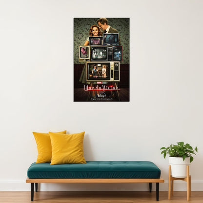 Wanda Vision Tv Series Movie 2021 Action Movie Poster Wall Art Print Home Wall Decor - xonomax