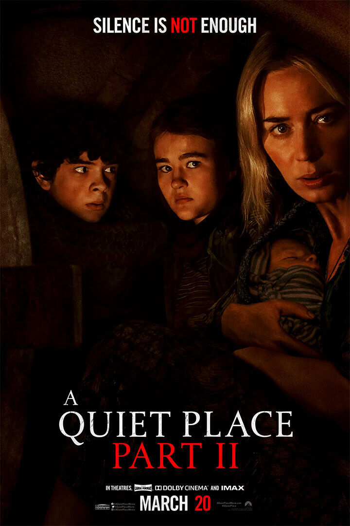 A Quiet Place Part Ii Movie Cillian Murphy Emily Blunt Drama Poster Wall Art Print Home Wall Decor - xonomax