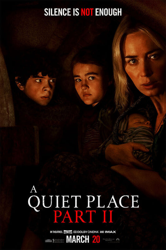 A Quiet Place Part Ii Movie Cillian Murphy Emily Blunt Drama Poster Wall Art Print Home Wall Decor
