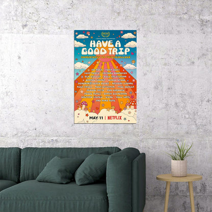 Have A Good Trip Psychedelics Tv Movie 2020 Poster Wall Art Print Home Wall Decor - xonomax