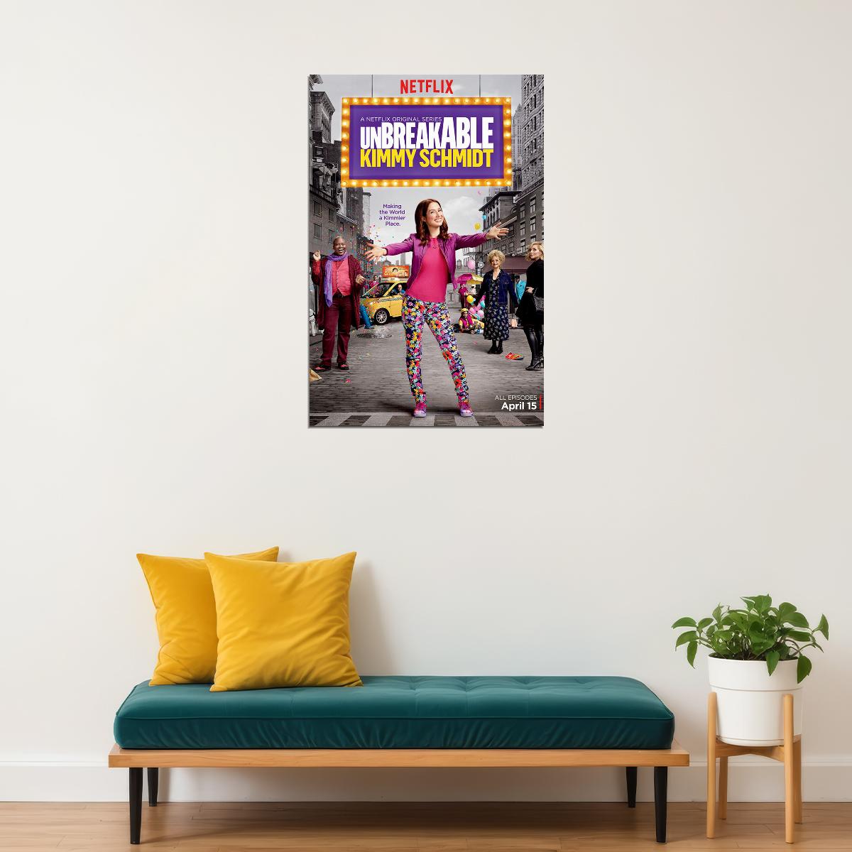 Unbreakable Kimmy Schmidt Tv Movie 2020 Poster Wall Art Print Home Wall Decor - xonomax