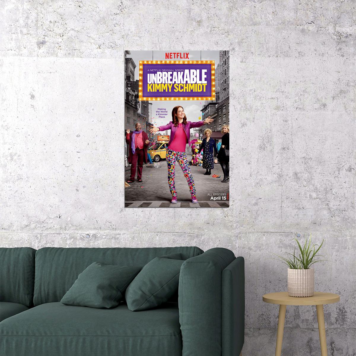 Unbreakable Kimmy Schmidt Tv Movie 2020 Poster Wall Art Print Home Wall Decor - xonomax