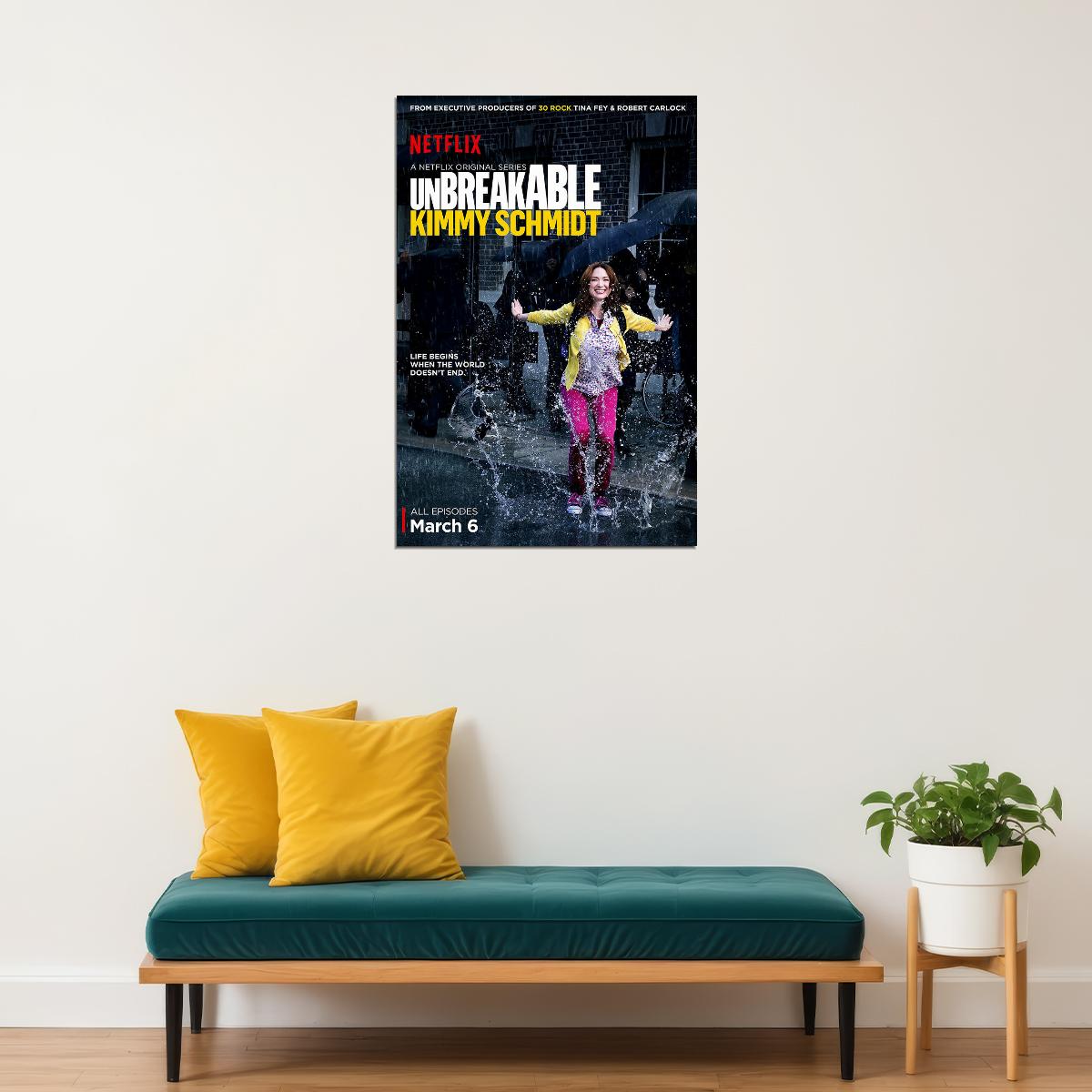 Unbreakable Kimmy Schmidt Tv Movie 2020 Comedy Poster Wall Art Print Home Wall Decor - xonomax