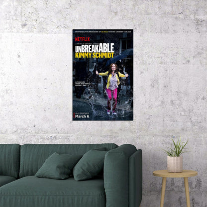 Unbreakable Kimmy Schmidt Tv Movie 2020 Comedy Poster Wall Art Print Home Wall Decor - xonomax