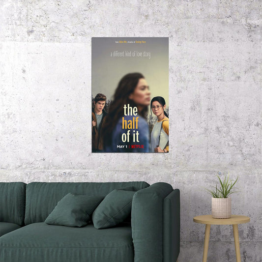 The Half Of It Tv Movie 2020 Comedy Romamntic Poster Wall Art Print Home Wall Decor