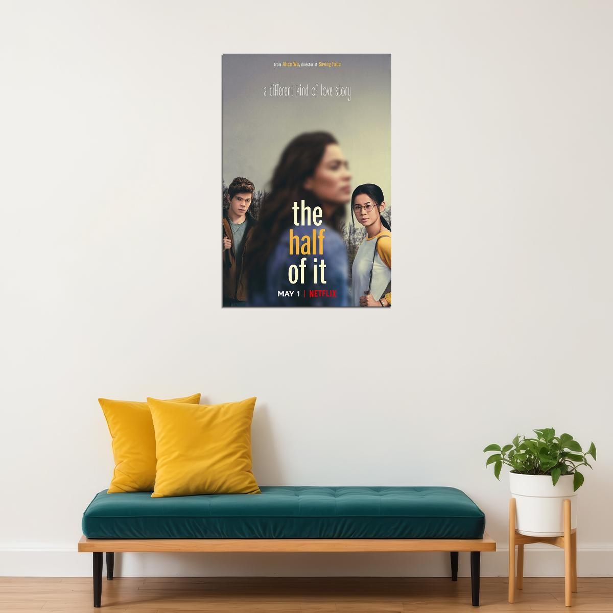 The Half Of It Tv Movie 2020 Comedy Romamntic Poster Wall Art Print Home Wall Decor - xonomax