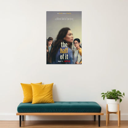 The Half Of It Tv Movie 2020 Comedy Romamntic Poster Wall Art Print Home Wall Decor - xonomax