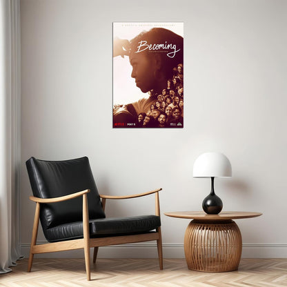 Becoming 2020 Tv Movie Documentary Painitng Poster Wall Art Print Home Wall Decor