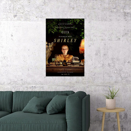 Shirley Movie 2020 Drama Mystery Biography Poster Wall Art Print Home Wall Decor