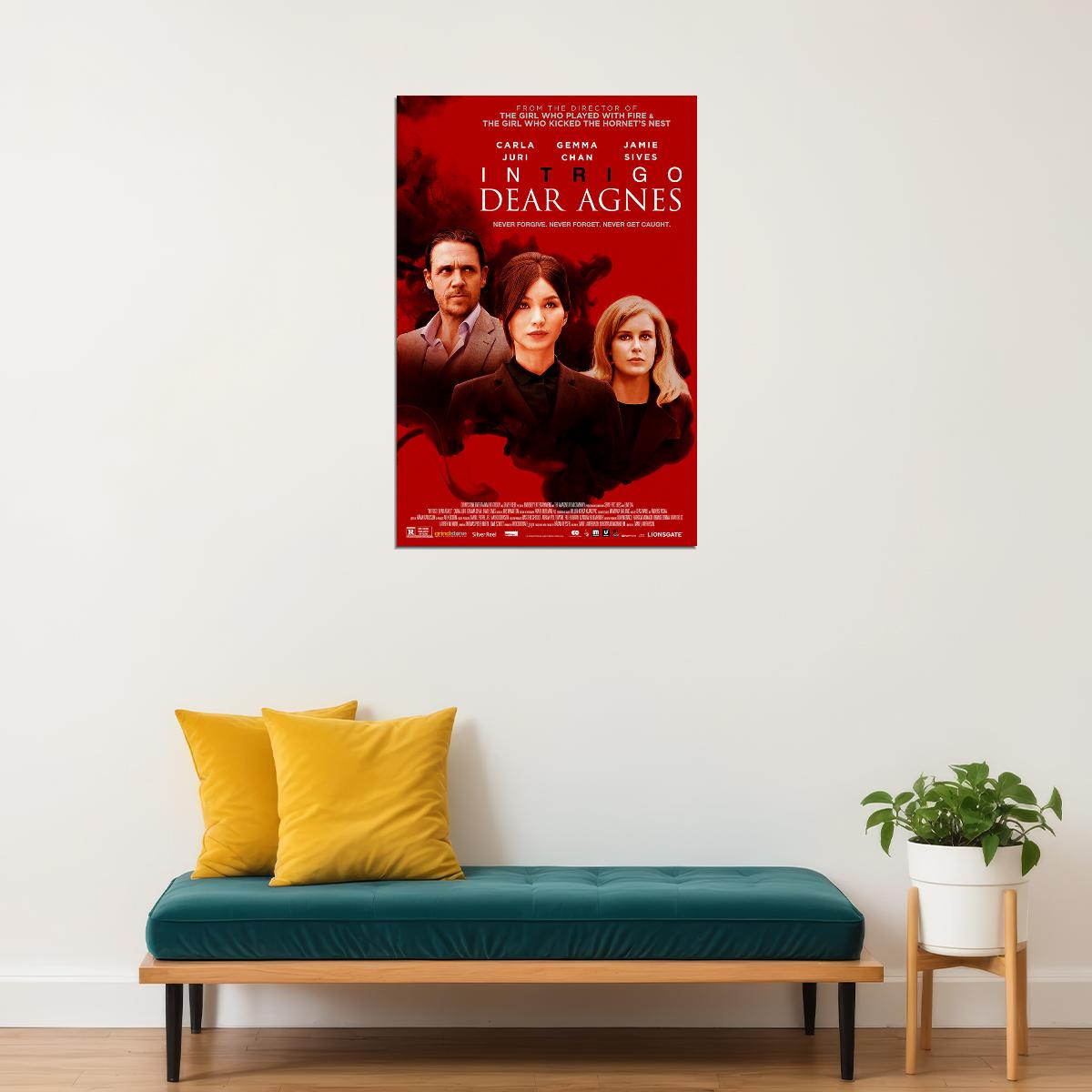 Intrigo Dear Agnes Movie 2020 Movie Thriller Poster Wall Art Print Home Wall Decor