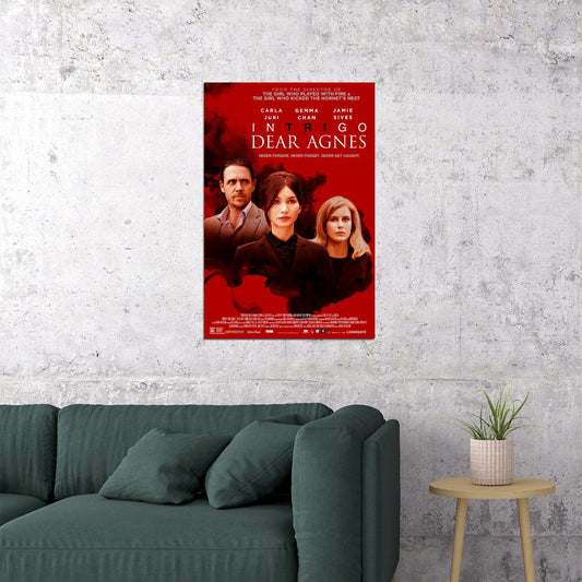 Intrigo Dear Agnes Movie 2020 Movie Thriller Poster Wall Art Print Home Wall Decor