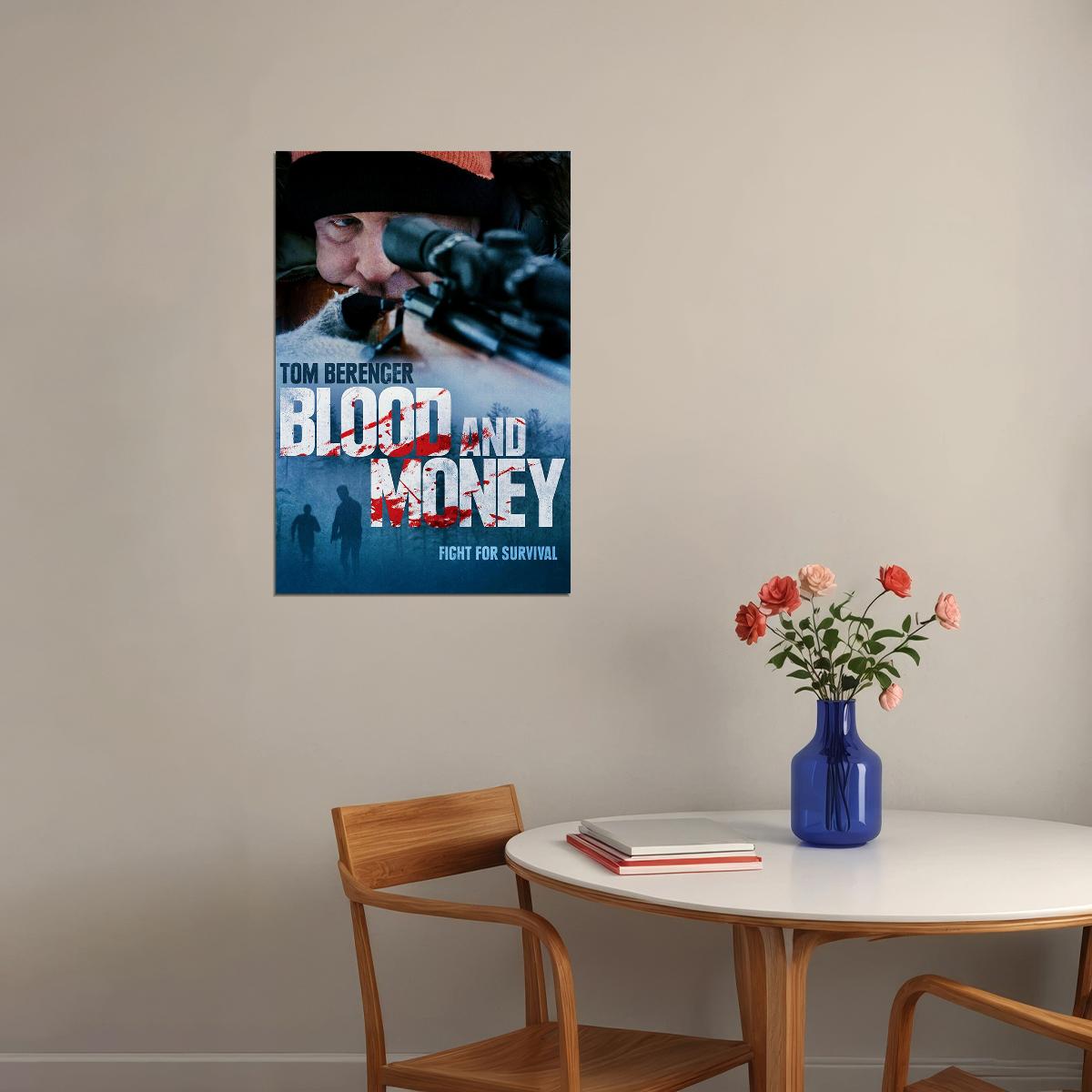 Blood And Money 2020 Movie Tom Berenger Thriller Poster Wall Art Print Home Wall Decor