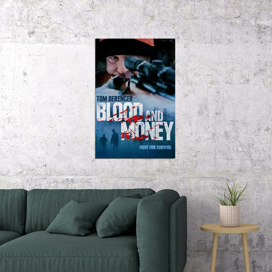 Blood And Money 2020 Movie Tom Berenger Thriller Poster Wall Art Print Home Wall Decor