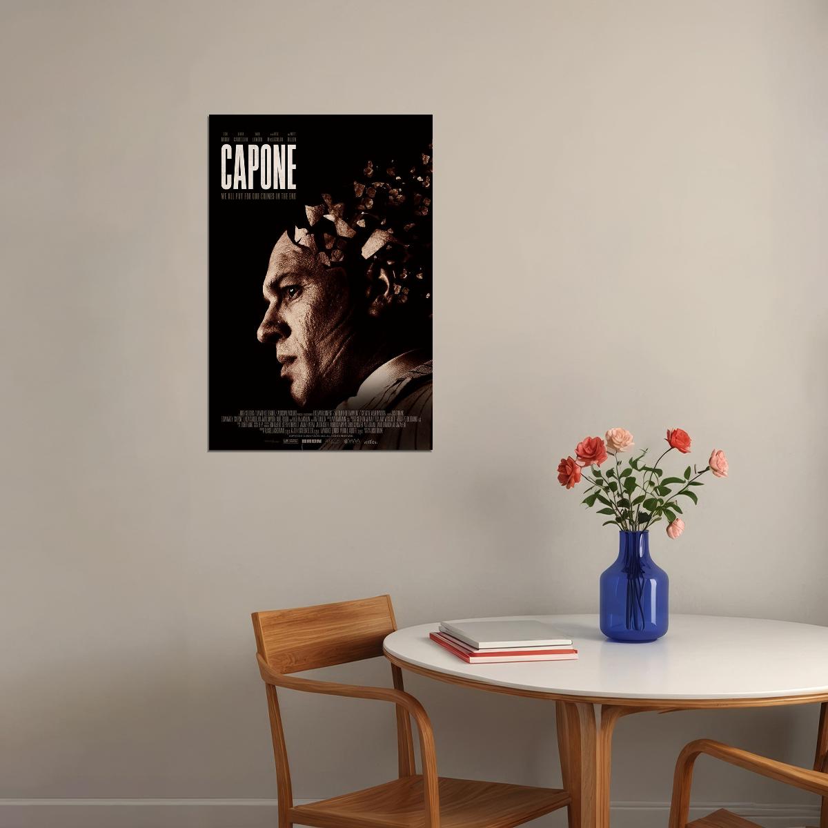 Capone Movie 2020 Biography Crime Drama Poster Wall Art Print Home Wall Decor