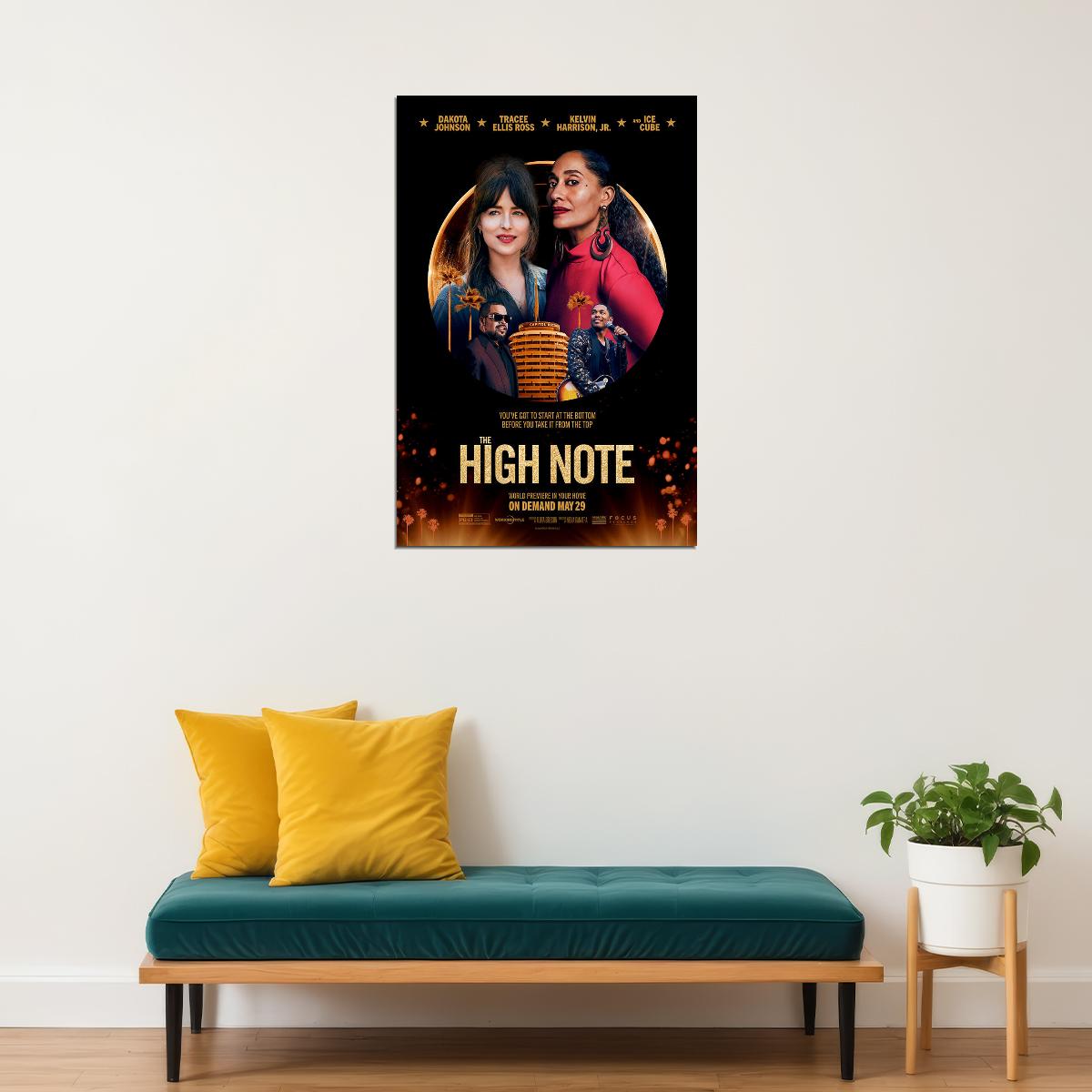 The High Note 2020 Movie Drama Music Romantic Poster Wall Art Print Home Wall Decor