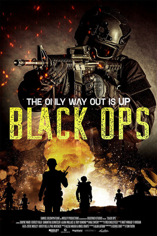 Black Ops Movie The Only Way Out Is Up Horror Action Poster Wall Art Print Home Wall Decor - xonomax
