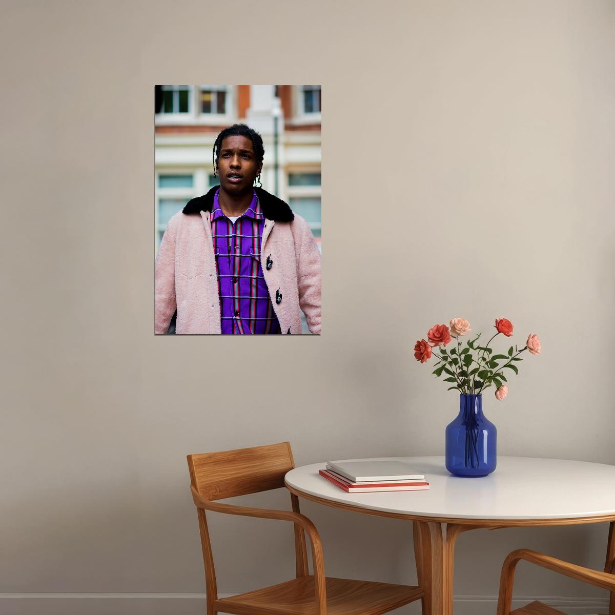 Asap Rocky Hip Hop Rapper Musician Singer Poster Wall Art Print Home Wall Decor - xonomax
