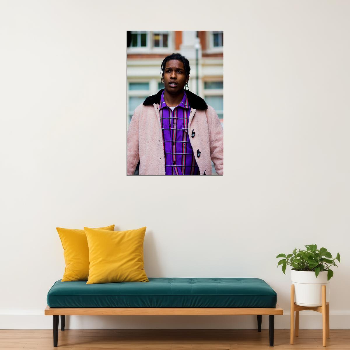 Asap Rocky Hip Hop Rapper Musician Singer Poster Wall Art Print Home Wall Decor - xonomax