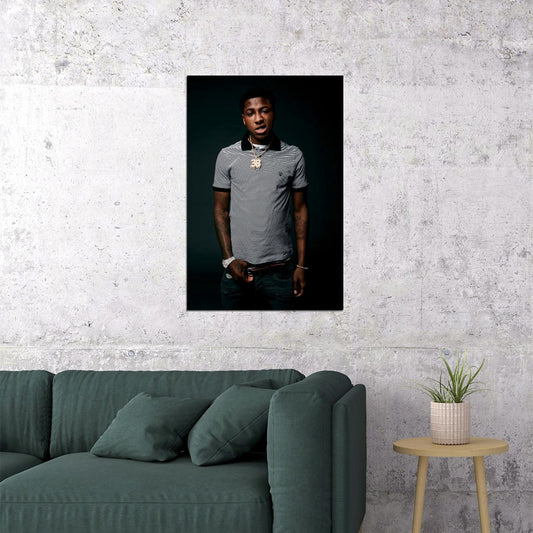 Young Boy Never Broke Again Hip Hop Rap Singer Poster Wall Art Print Home Wall Decor - xonomax