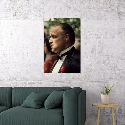 Marlon Brando Great Godfather Star Movie Poster Wall Art Print Home Wall Decor