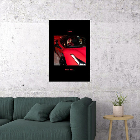 Nicki Minaj Yikes Album Rap Music Poster Wall Art Print Home Wall Decor - xonomax