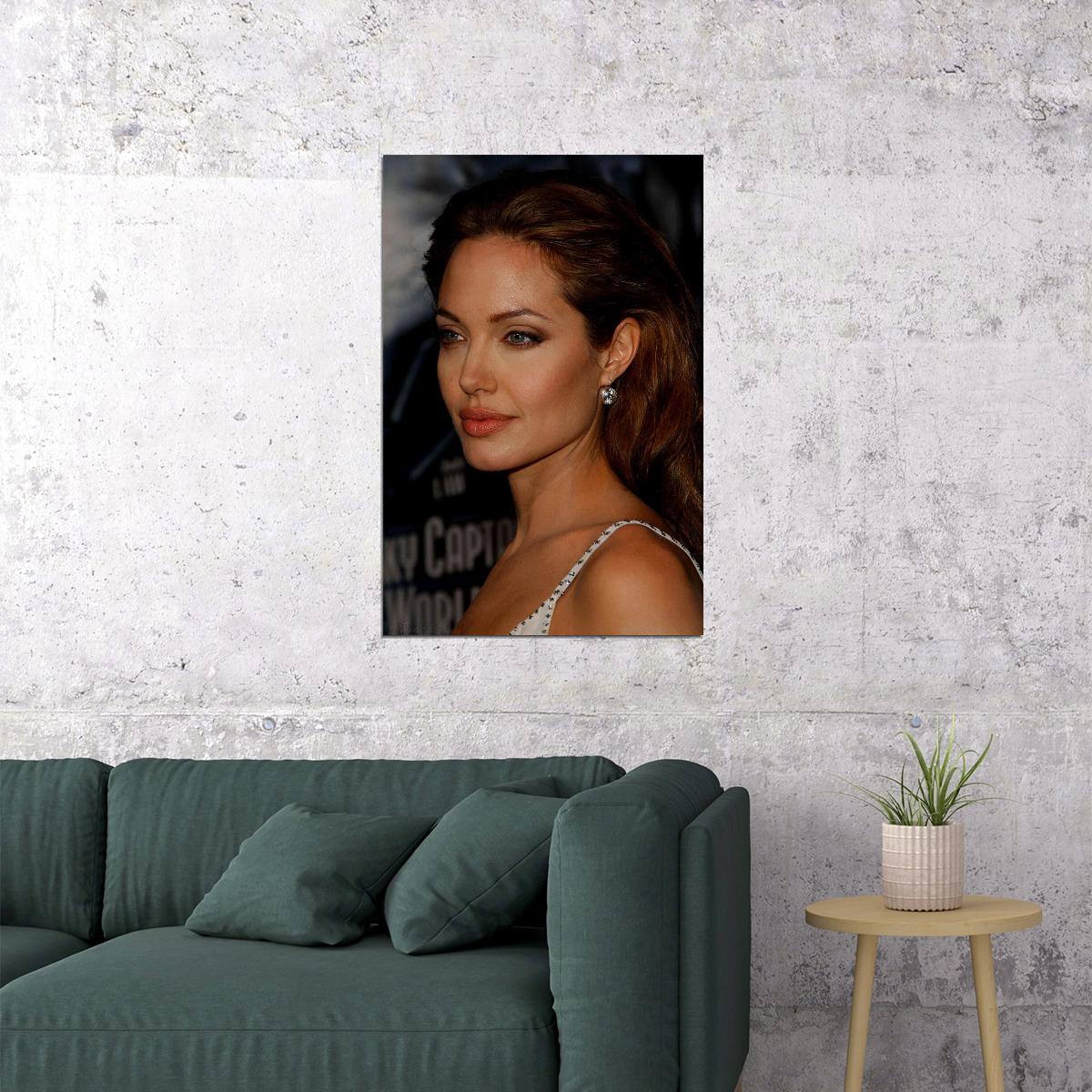 Angelina Jolie Sexy Hot Girl Actor Model Poster Wall Art Print Home Wall Decor - xonomax