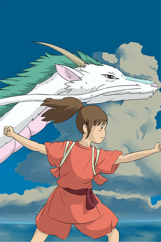 Princess Spirited Away Studio Ghibli Anime Japan Poster Wall Art Print Home Wall Decor