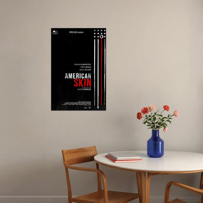 American Skin Movie 2021 Drama Thriller Poster Wall Art Print Home Wall Decor