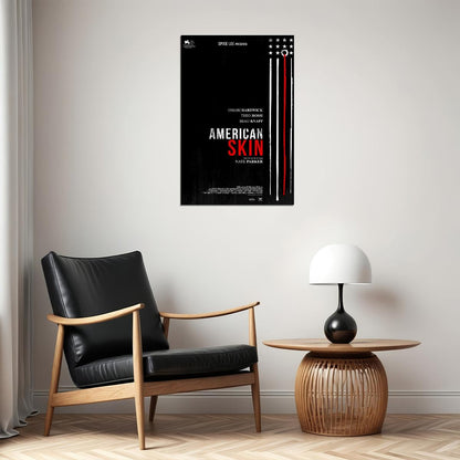 American Skin Movie 2021 Drama Thriller Poster Wall Art Print Home Wall Decor