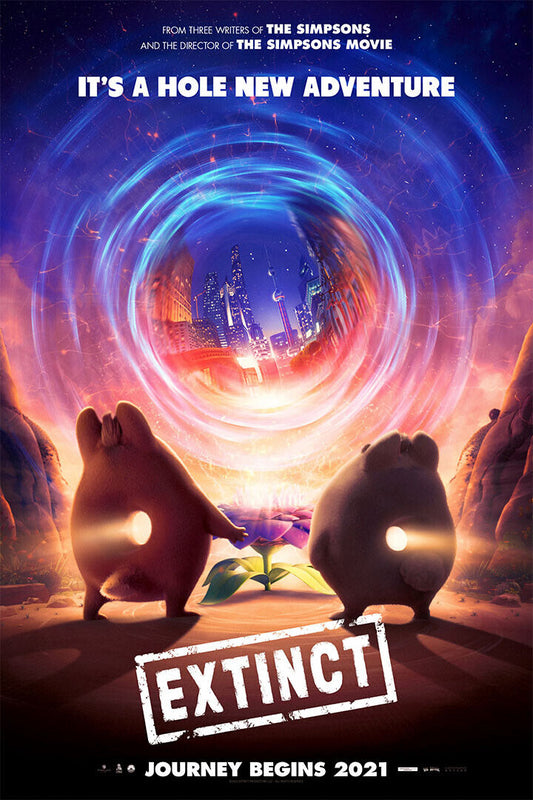 Extinct 2021 Movie The End Is Just Begin Action Poster Wall Art Print Home Wall Decor