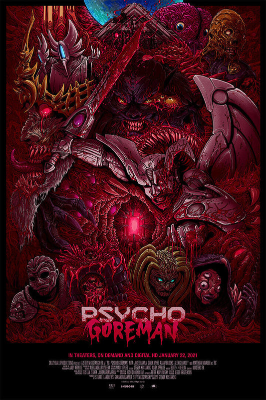 Psycho Goreman 2021 Movie Science Fiction Horror Poster Wall Art Print Home Wall Decor