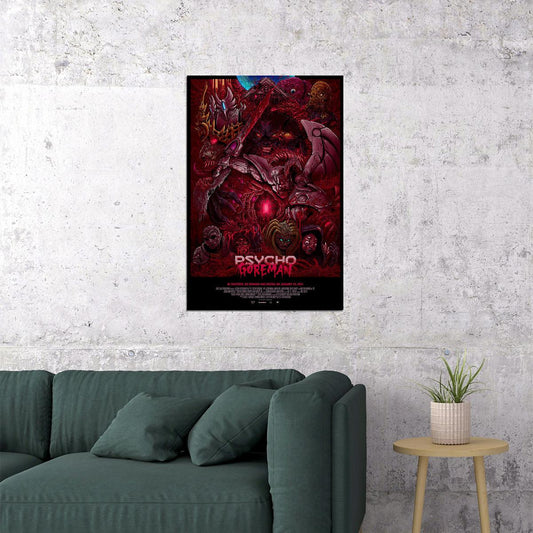 Psycho Goreman 2021 Movie Science Fiction Horror Poster Wall Art Print Home Wall Decor