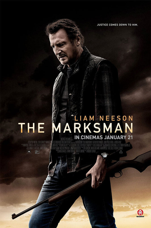 The Marksman Movie Drama Thriller Action Poster Wall Art Print Home Wall Decor