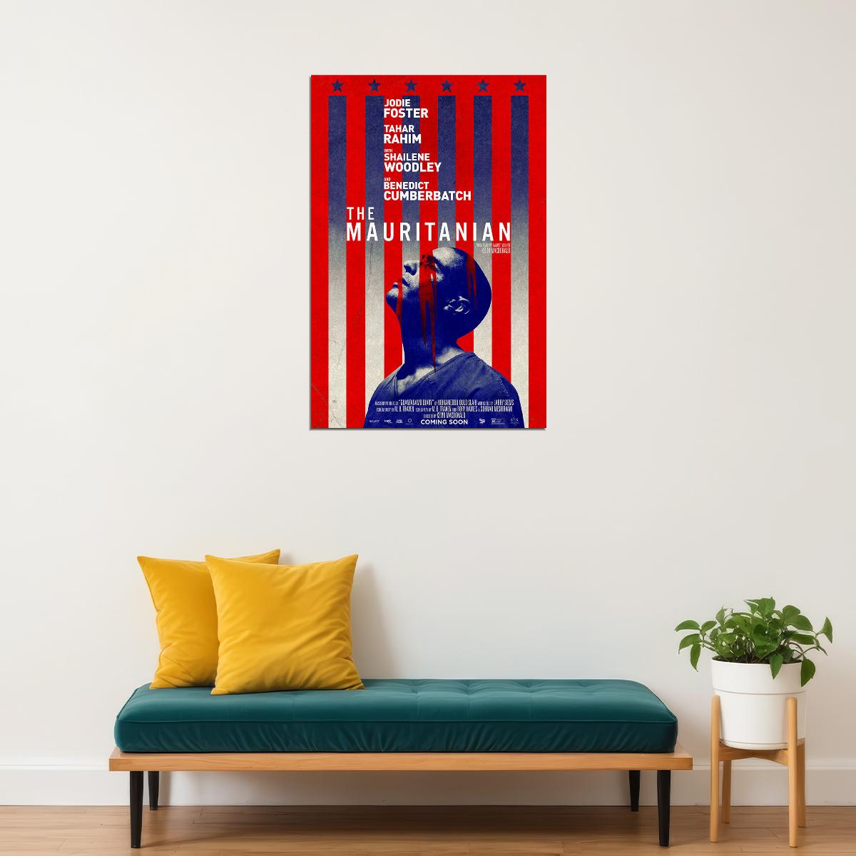 The Mauritanian Movie 2021 Drama Thriller Poster Wall Art Print Home Wall Decor